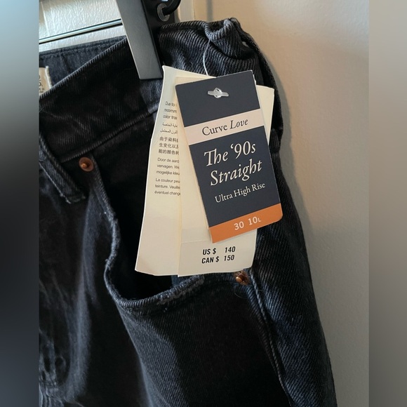 Abercrombie The 90s Straight Ultra High Rise Curve Love - Picture 2 of 4